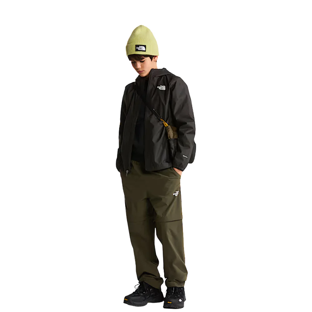 Kids Zipline Rain Jacket TNF Black - Image 10
