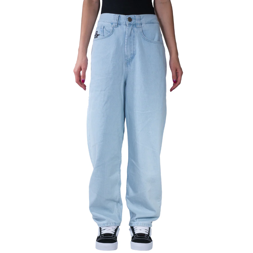 King Concrete Baggy Denim Pants Light Blue - Image 10