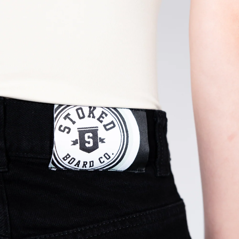 King Concrete Baggy Denim Pants True Black - Image 13