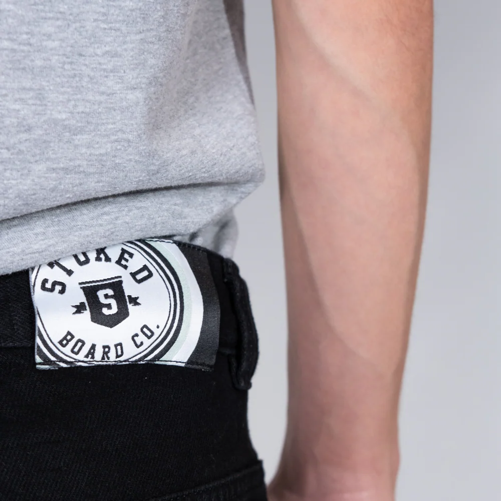 King Concrete Baggy Denim Pants True Black - Image 9