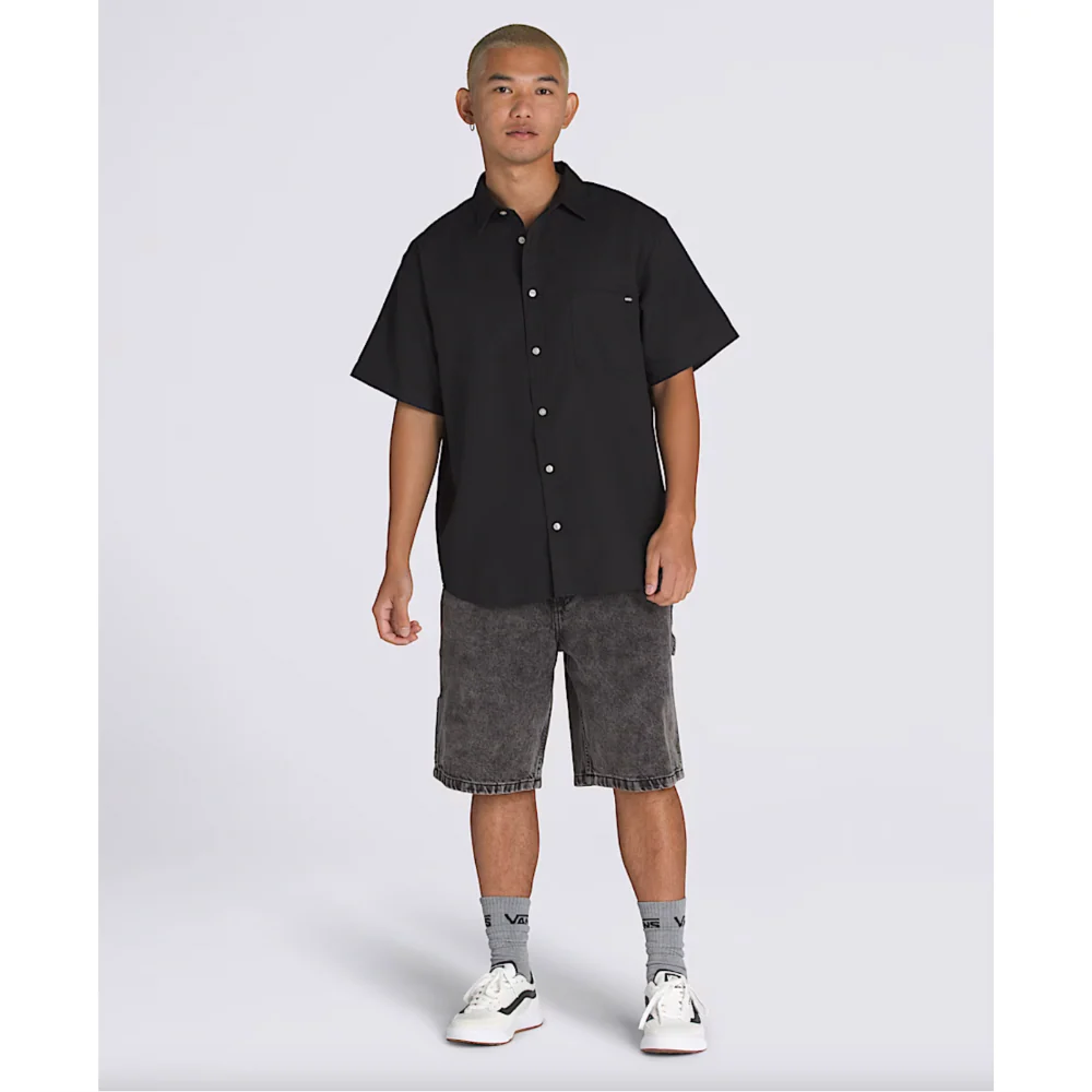 Lawson Solid Shirt Woven Black - Image 3