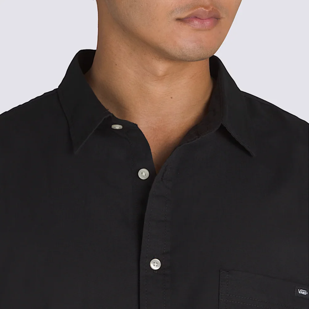 Lawson Solid Shirt Woven Black - Image 4