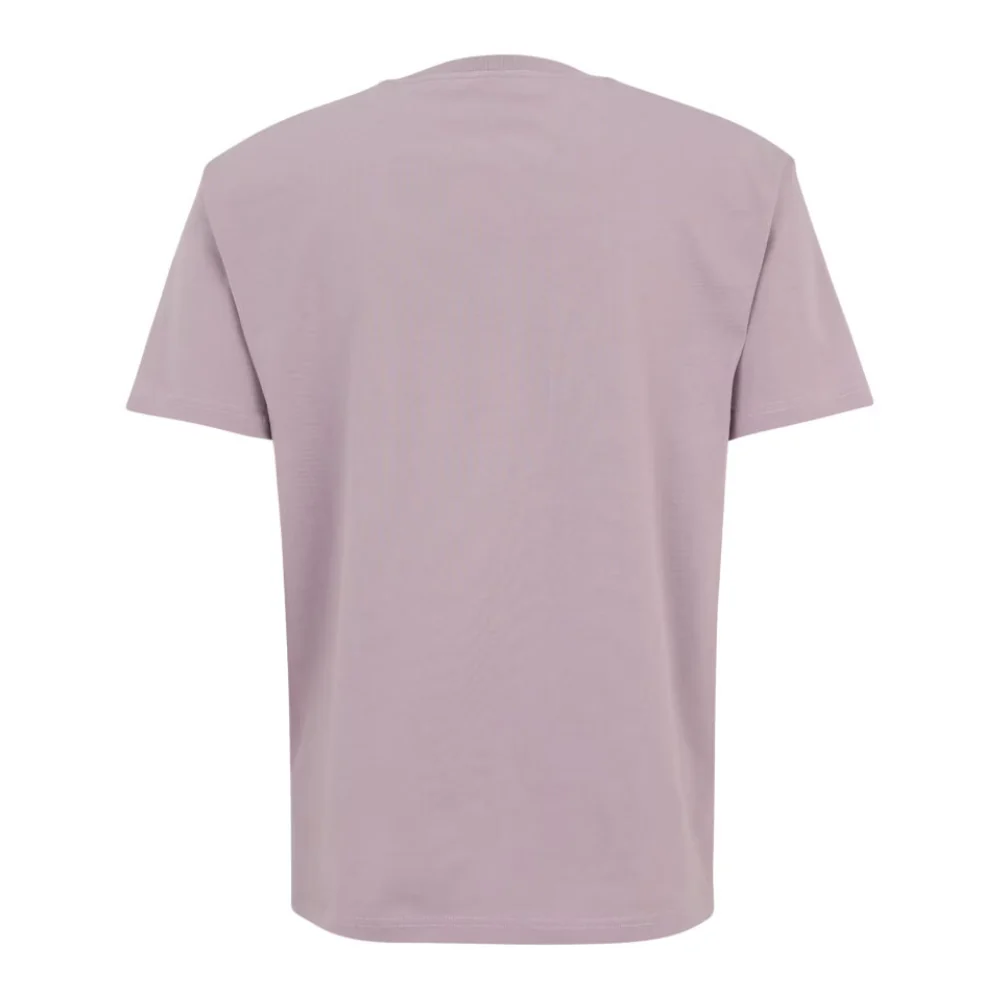 Lazy Sunny Day Emb T-Shirt Mauve - Image 3