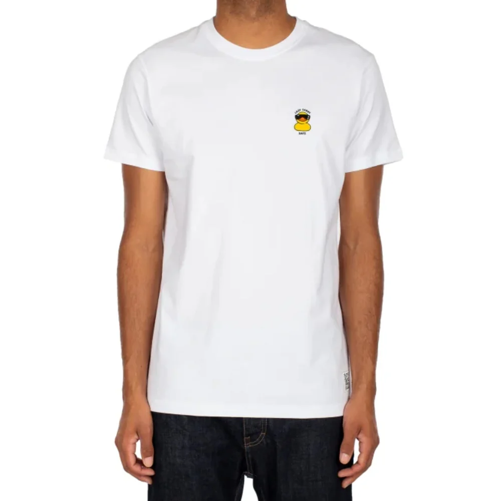 Lazy Sunny Day Emb Tee White