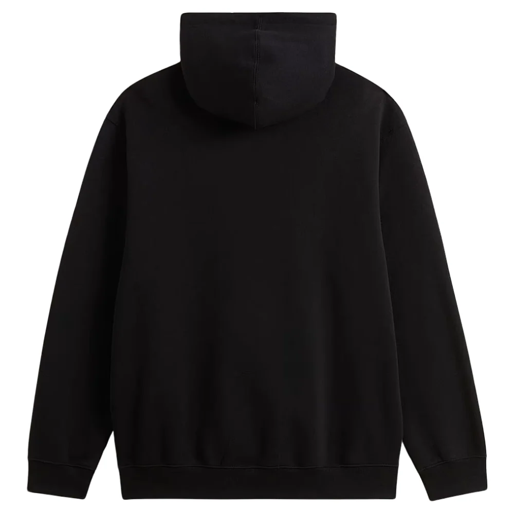 Left Chest II Loose Hoodie Black - Image 2