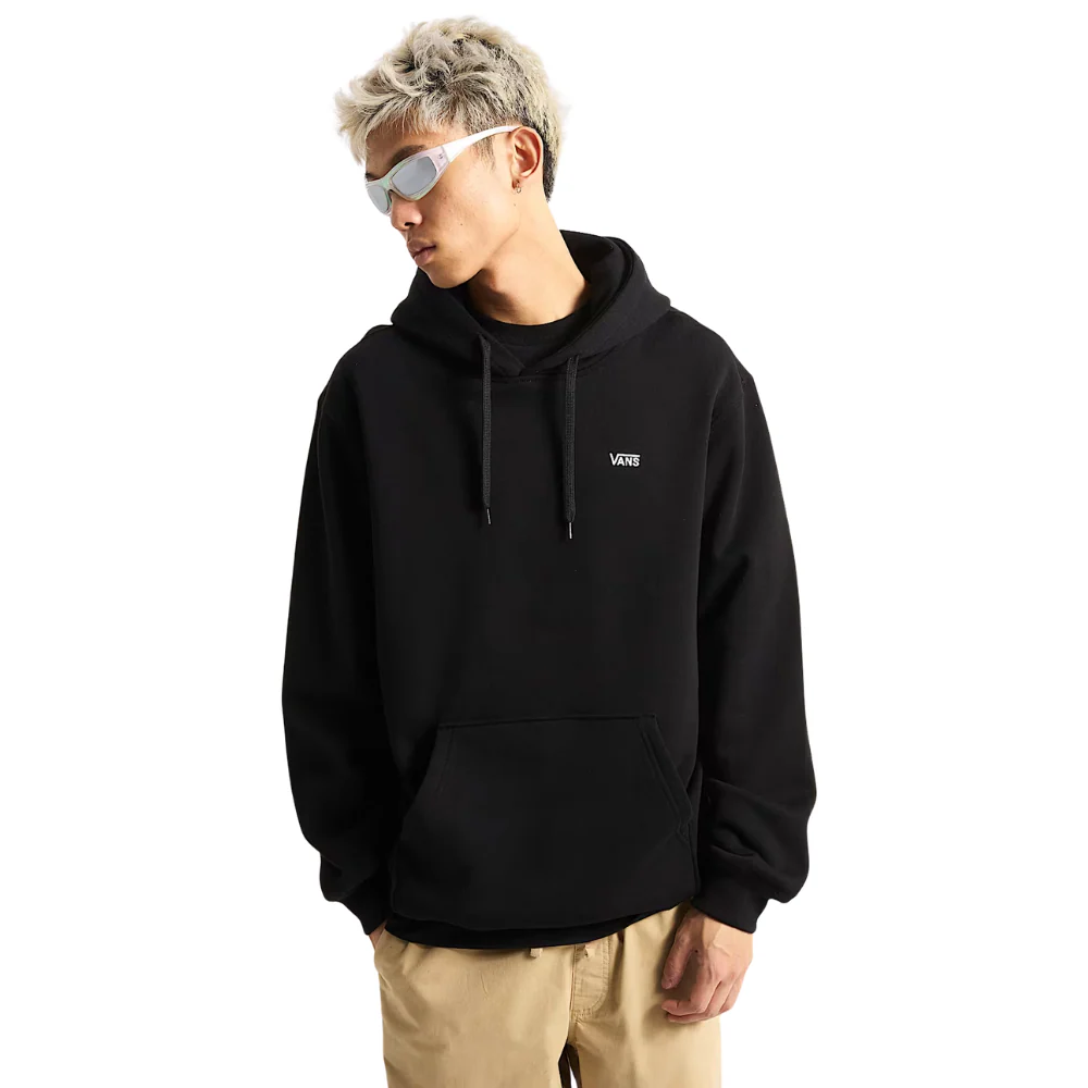 Left Chest II Loose Hoodie Black - Image 3