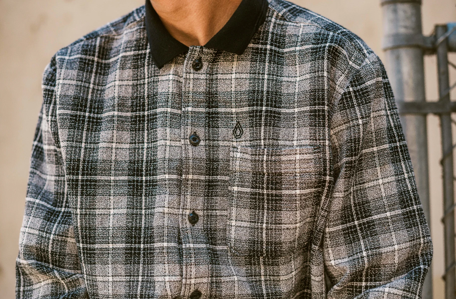 Louie Lopez Flannel Longsleeve Black - Image 5