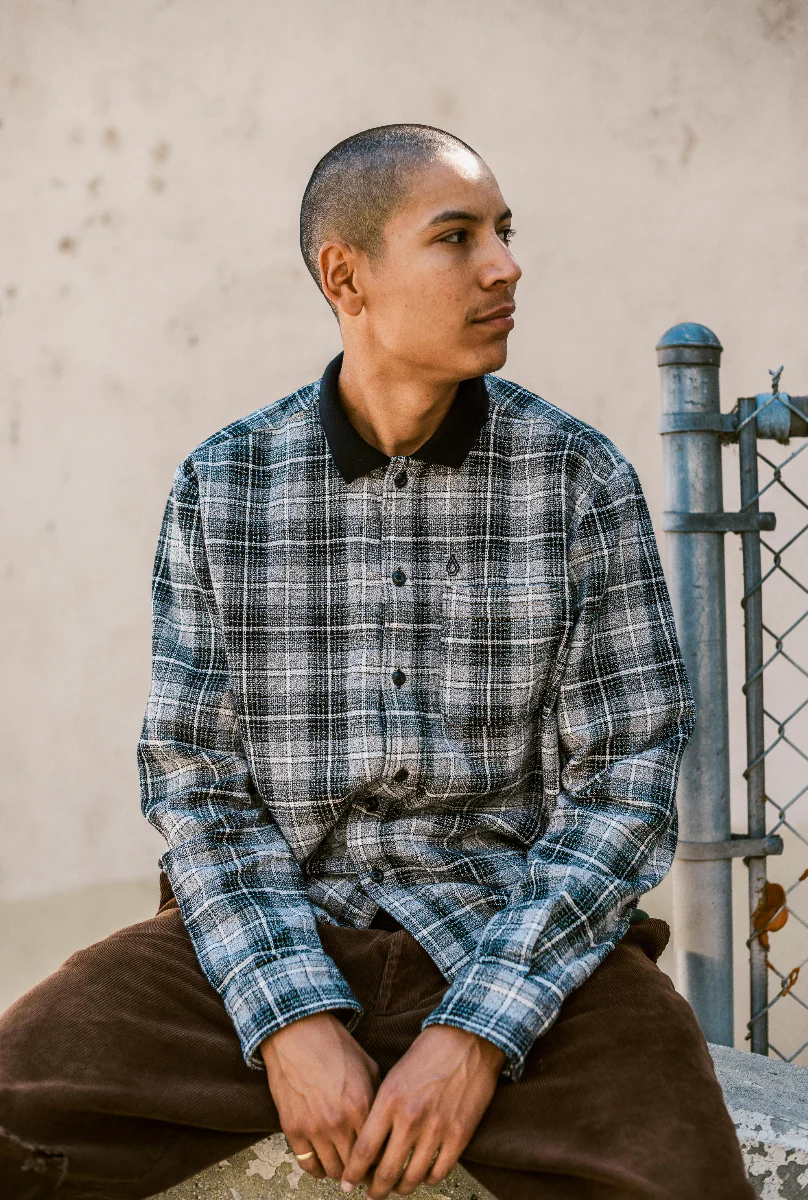 Louie Lopez Flannel Longsleeve Black - Image 6
