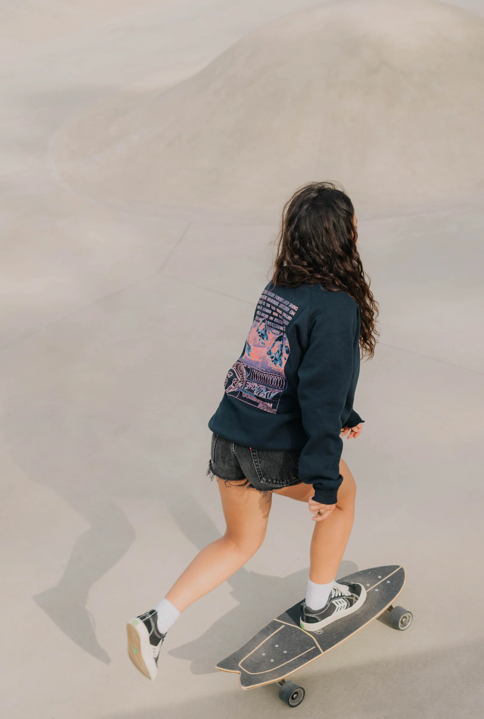 Lucid Dreams Heavyweight Sweater Jet Black - Image 8