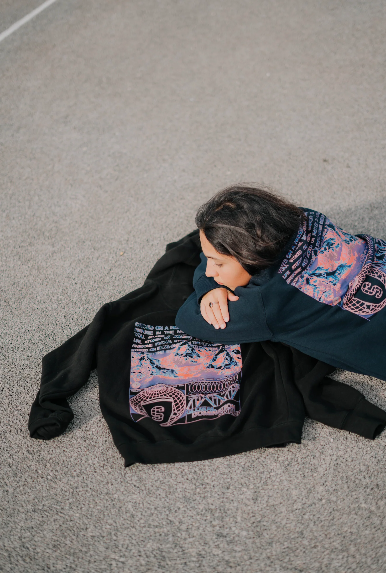 Lucid Dreams Heavyweight Sweater New French Navy - Image 2