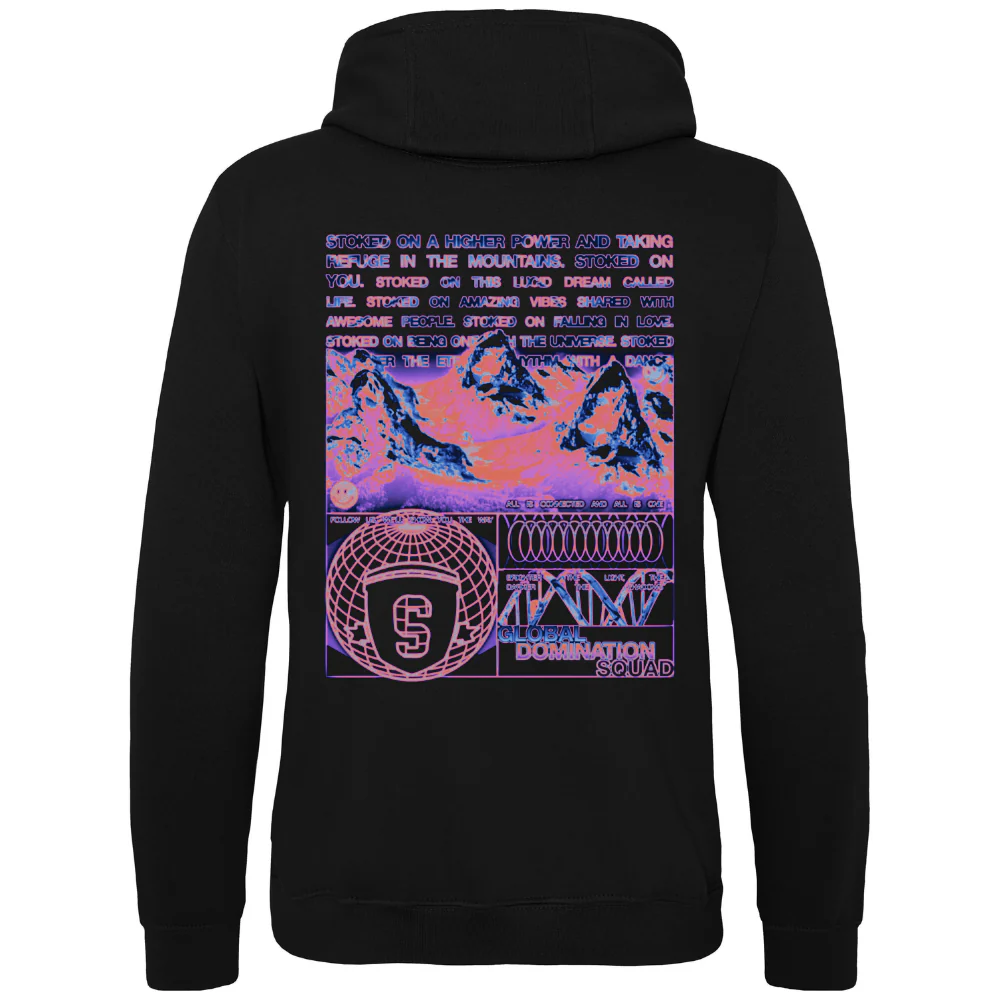 Lucid Dreams Heavyweight Hoodie Jet Black
