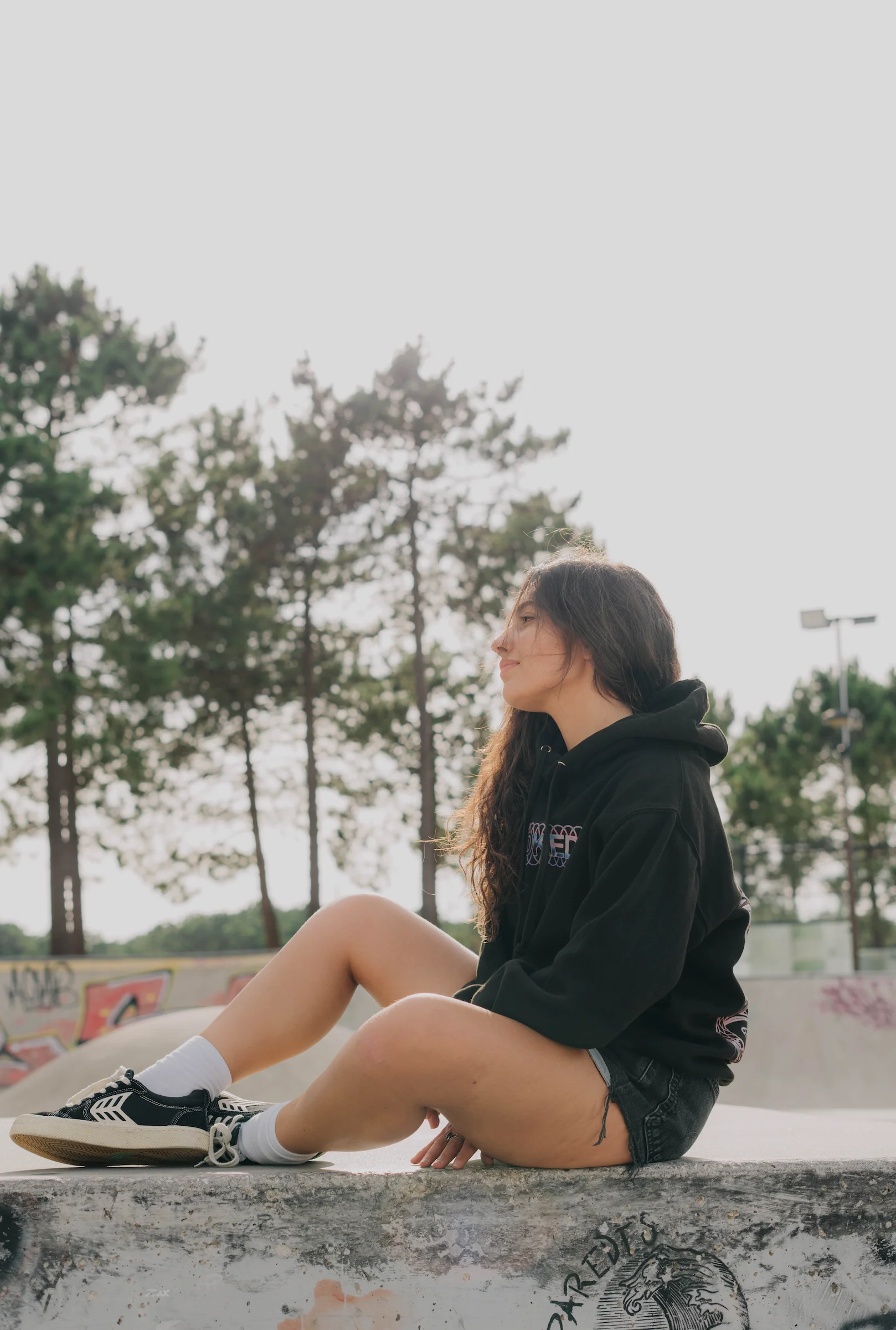 Lucid Dreams Heavyweight Hoodie Jet Black - Image 5