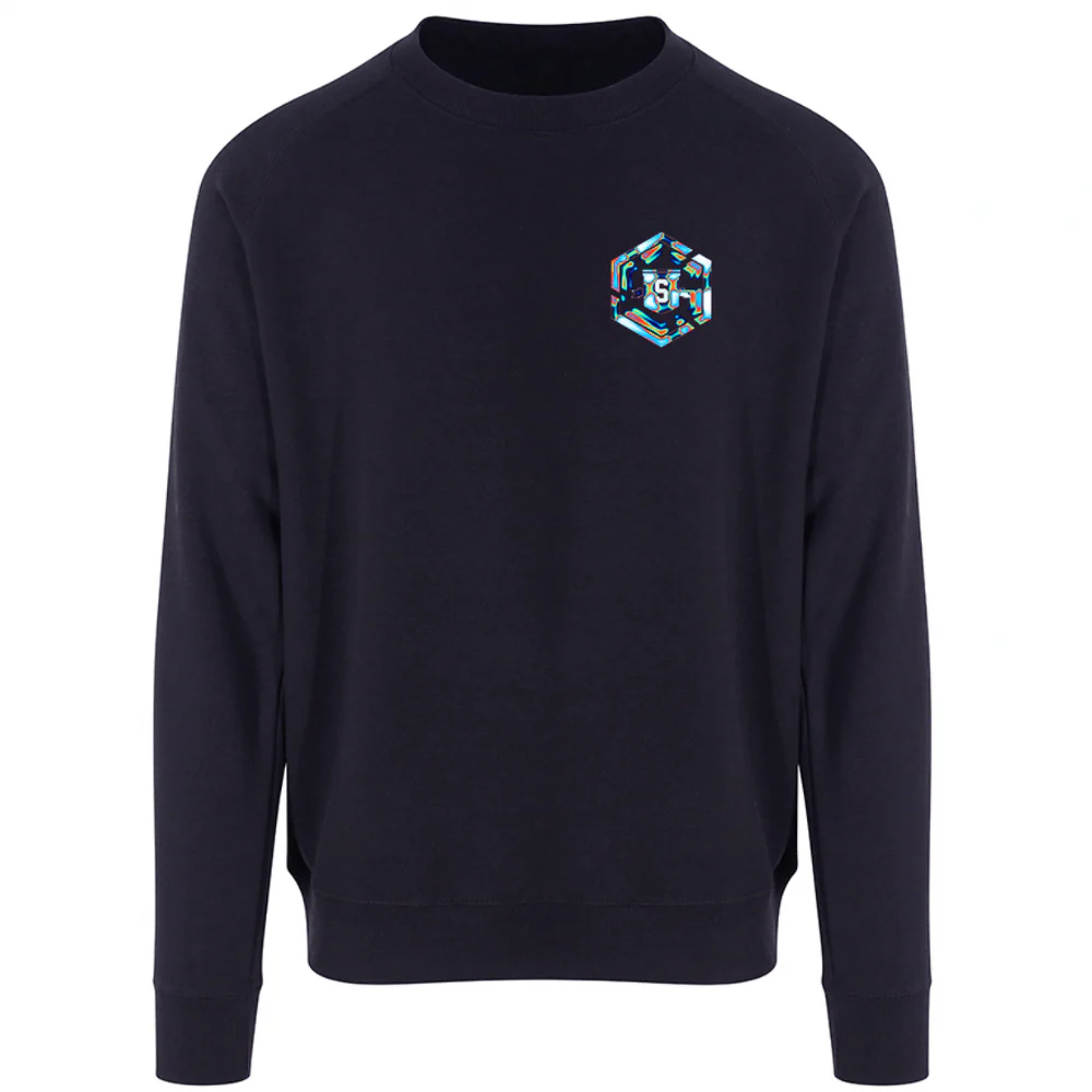 Lucid Snapshot Heavyweight Sweater New French Navy - Image 2