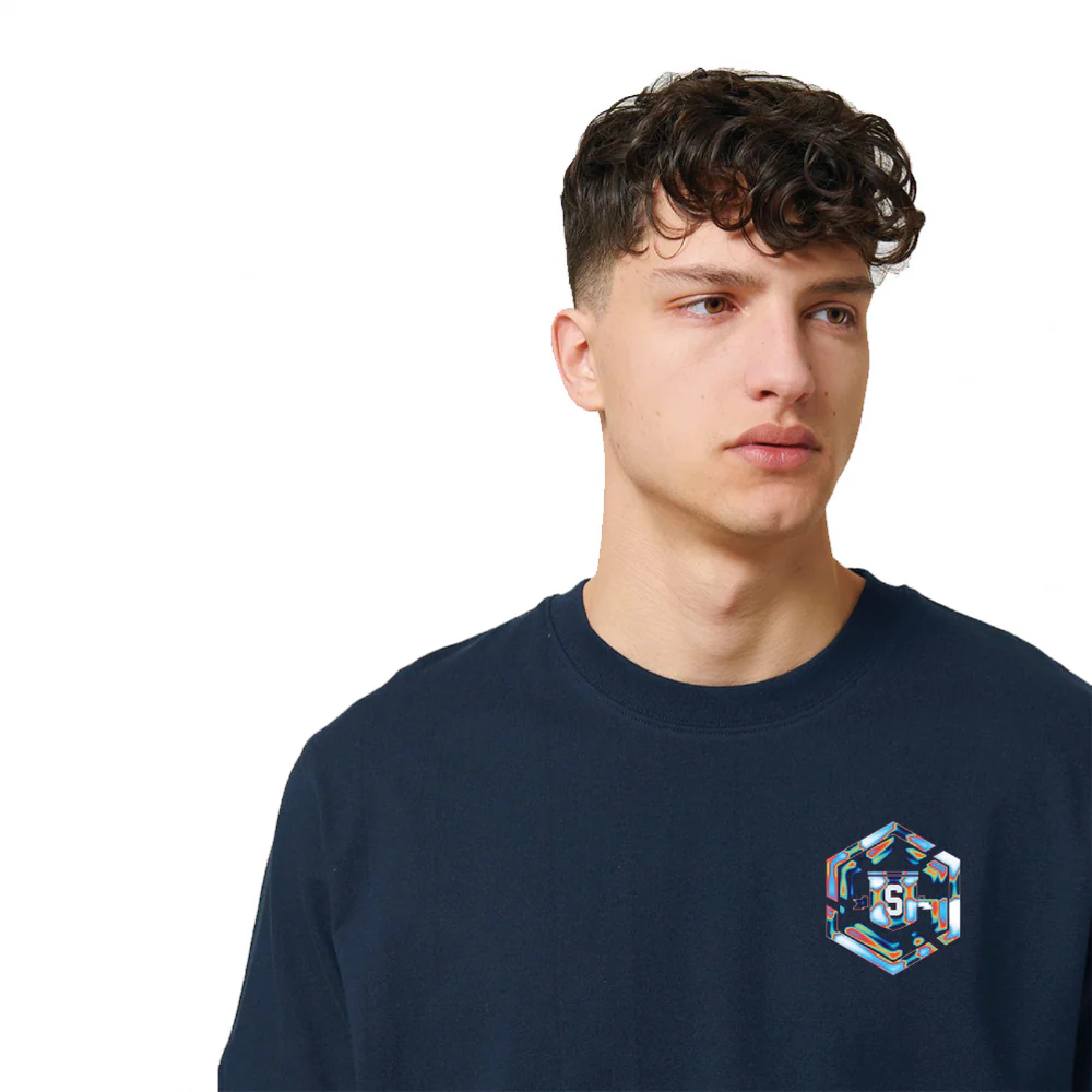 Lucid Snapshot Premium T-shirt French Navy - Image 3