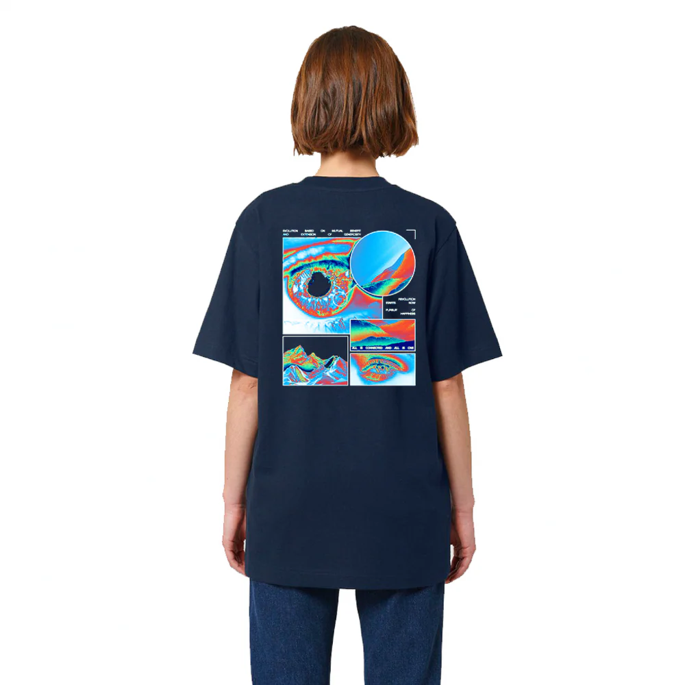 Lucid Snapshot Premium T-shirt French Navy - Image 4