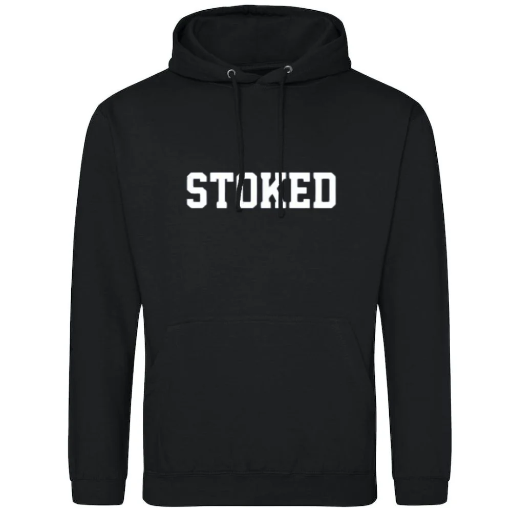 Maxi Script Hoodie Deep Black