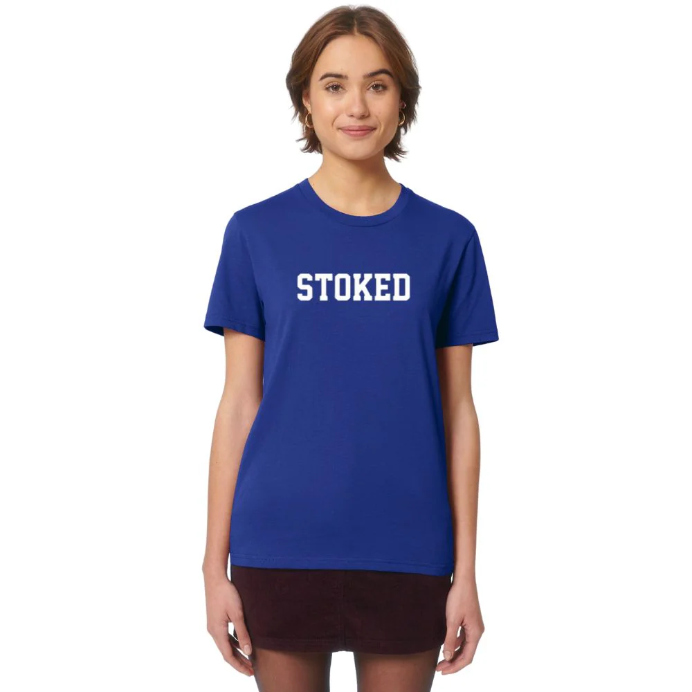 Maxi Script T-Shirt Worker Blue - Image 2