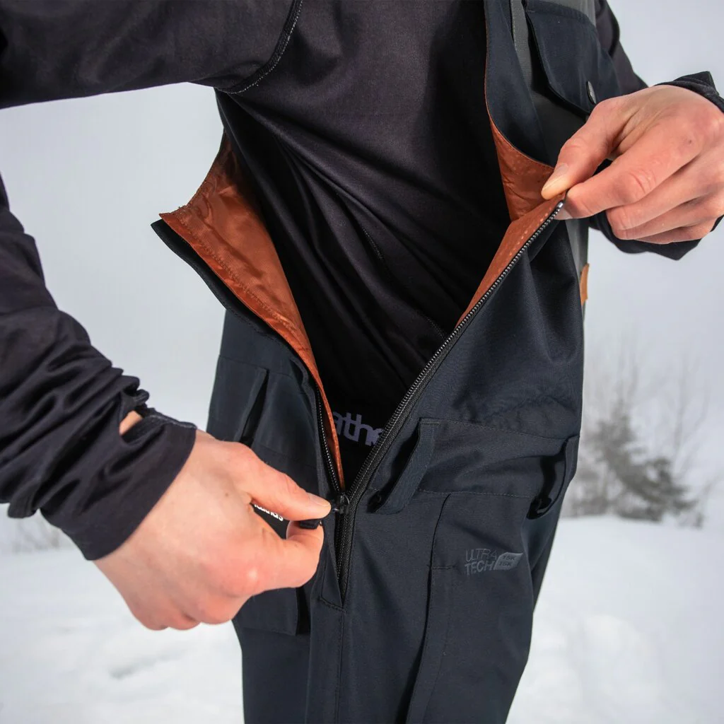 Medler Bib Pants Black - Image 5
