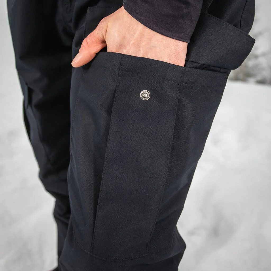 Medler Bib Pants Black - Image 6