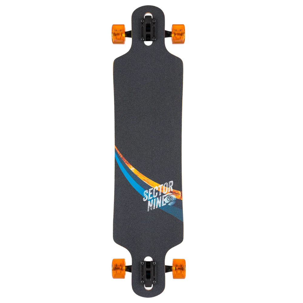 Meridian Swirl 40.0” Complete Longboard - Image 2