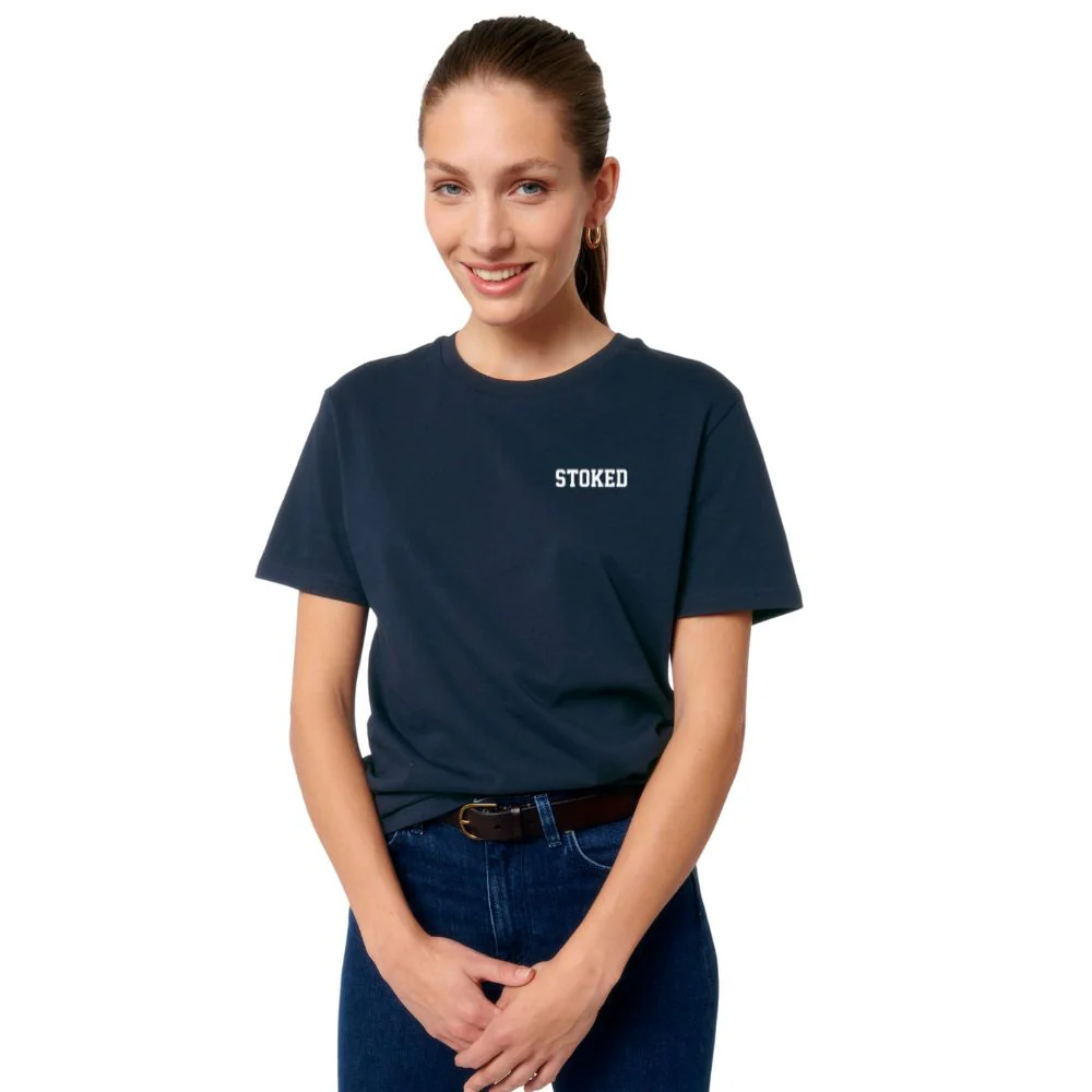Mini Script T-shirt French Navy - Image 2