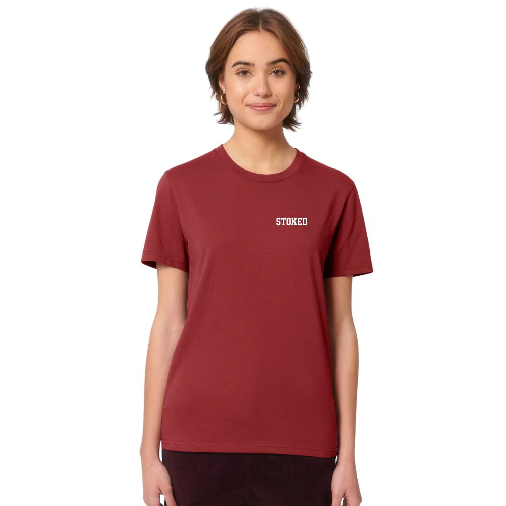 Mini Script T-shirt Red Earth - Image 2