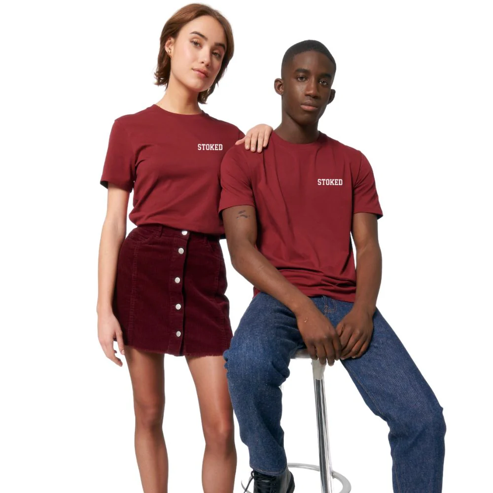 Mini Script T-shirt Red Earth - Image 5