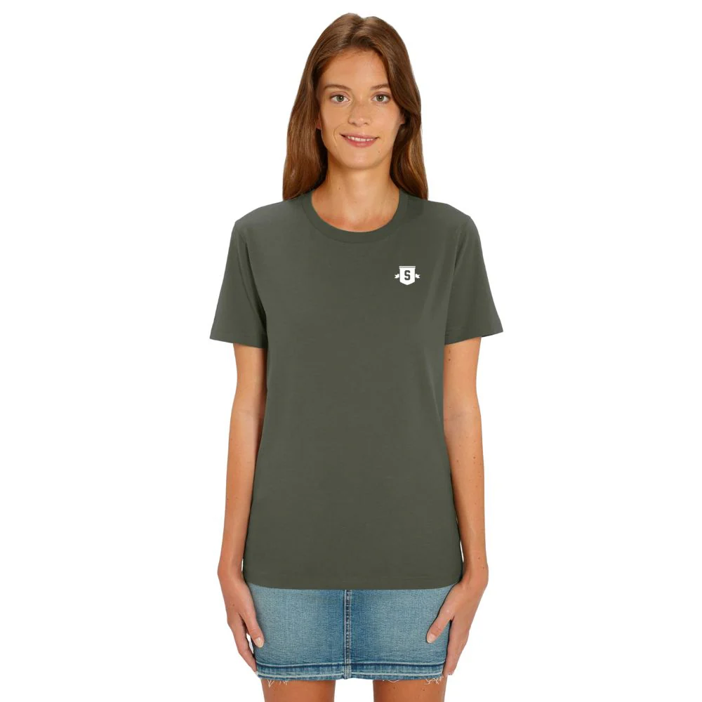 Mini Shield T-Shirt Khaki - Image 2