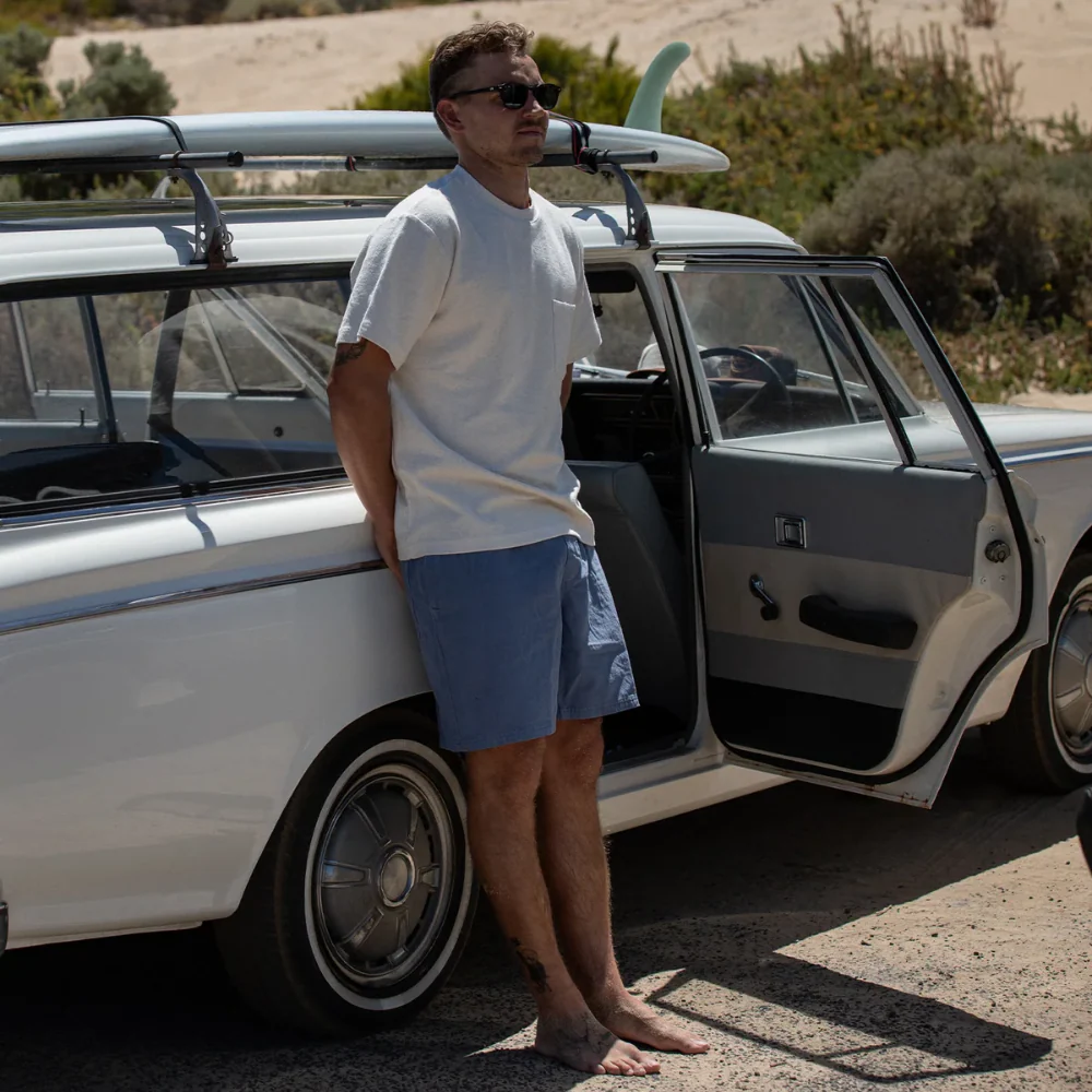 Mod Brushed Twill Jam Shorts Slate - Image 4