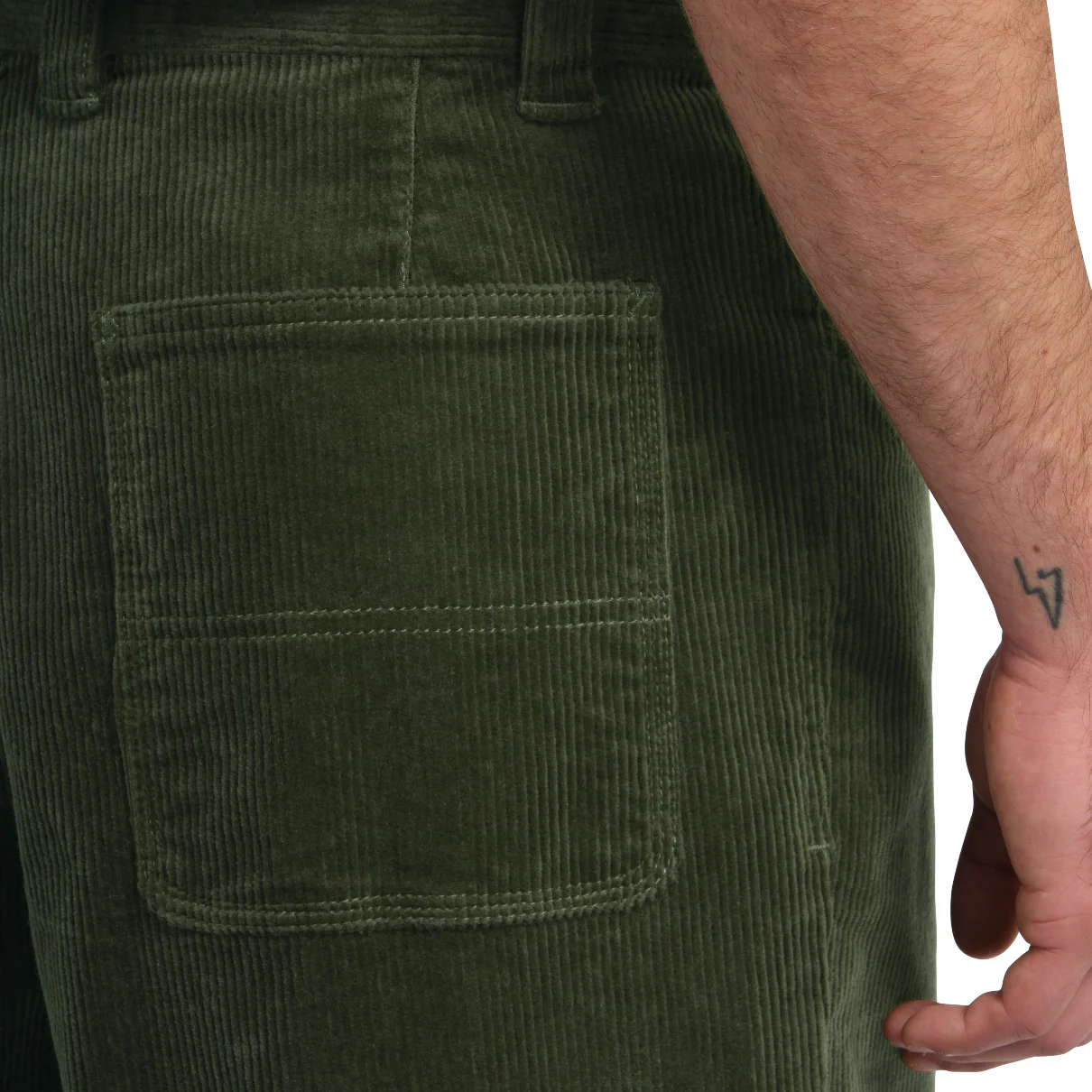 Modown Relaxed Tapered Pant Squadron Green - Image 4
