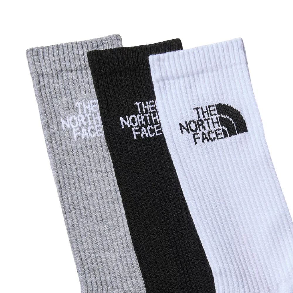Multi Sport Cush Crew Sock 3P Black Assorted - Image 2