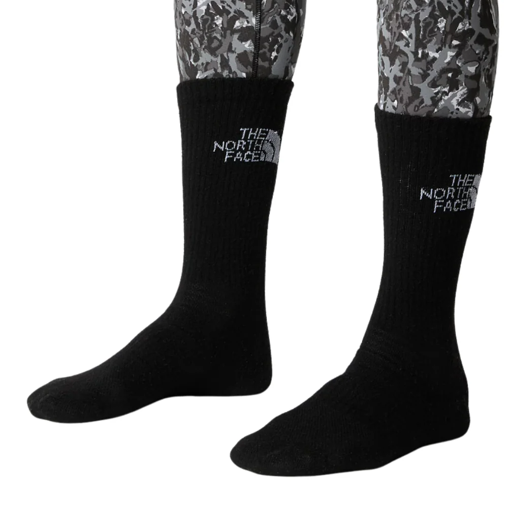 Multi Sport Cush Crew Sock 3P Black Assorted - Image 3