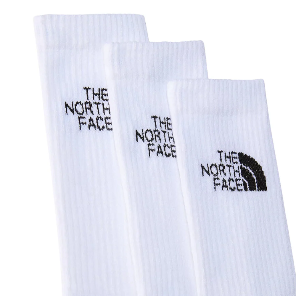 Multi Sport Cush Crew Sock 3P TNF White - Image 3