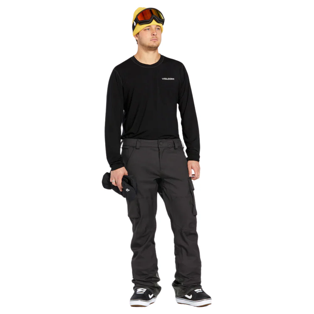 New Articulated Snowboard Pant Black - Image 3