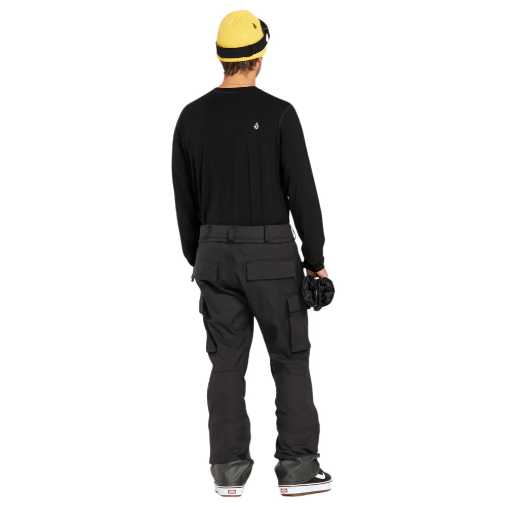 New Articulated Snowboard Pant Black - Image 4