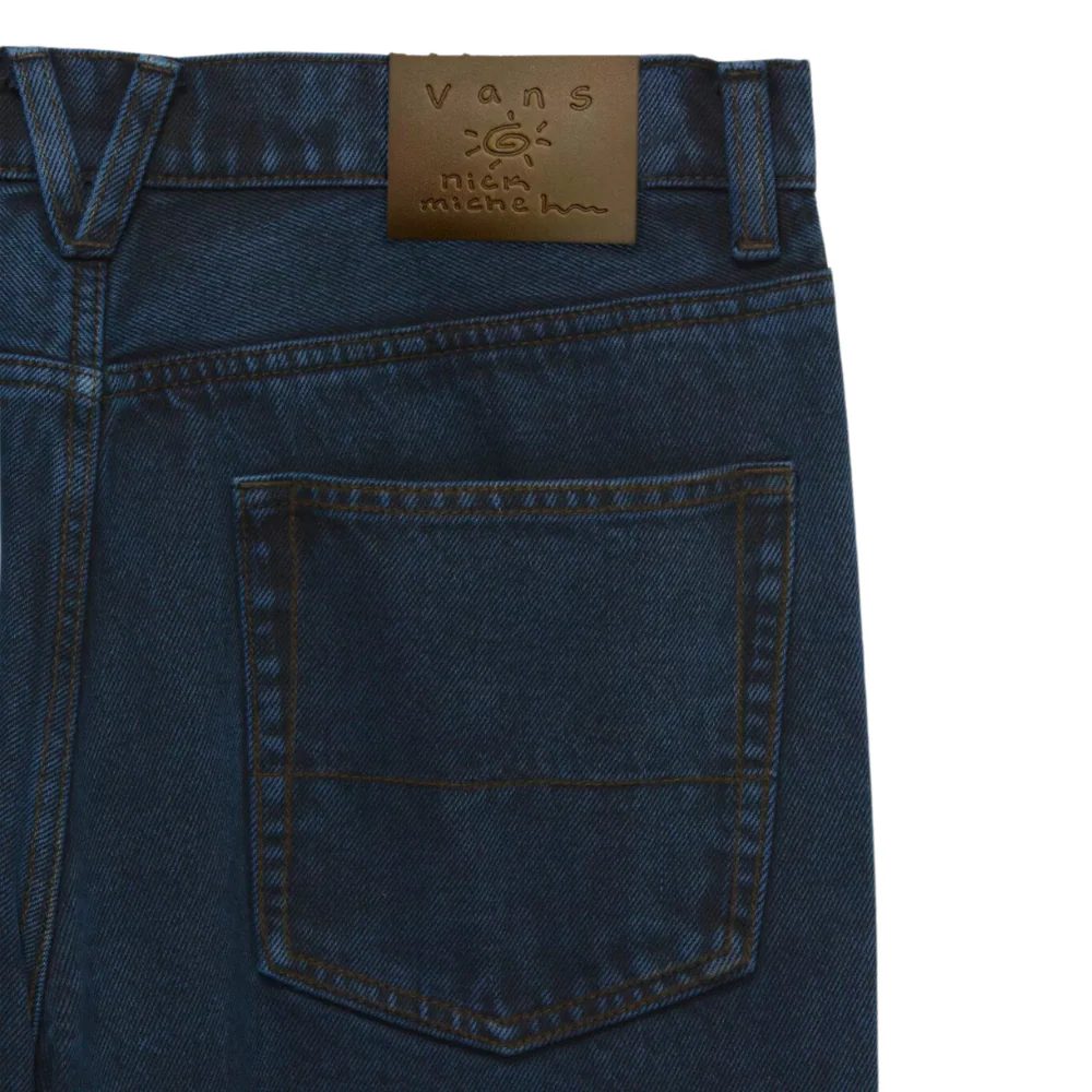 Nick Michel Check-5 Loose Pants Dress Blues - Image 2