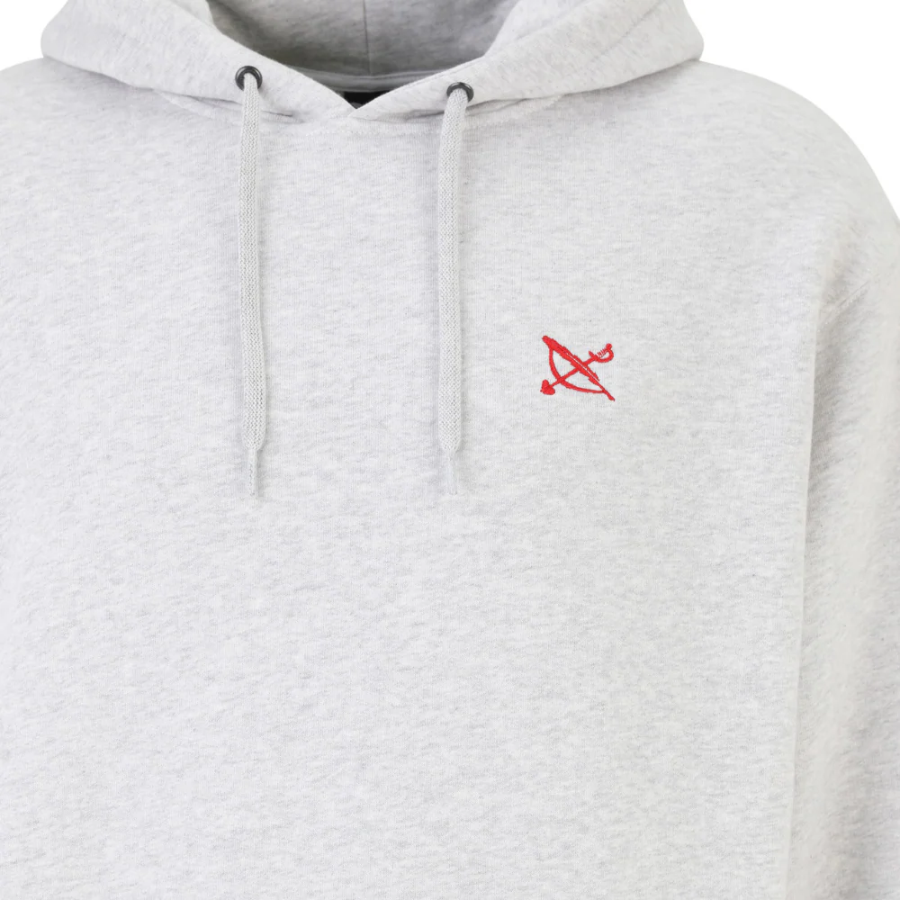 No Love Hoodie Ash Heather - Image 3
