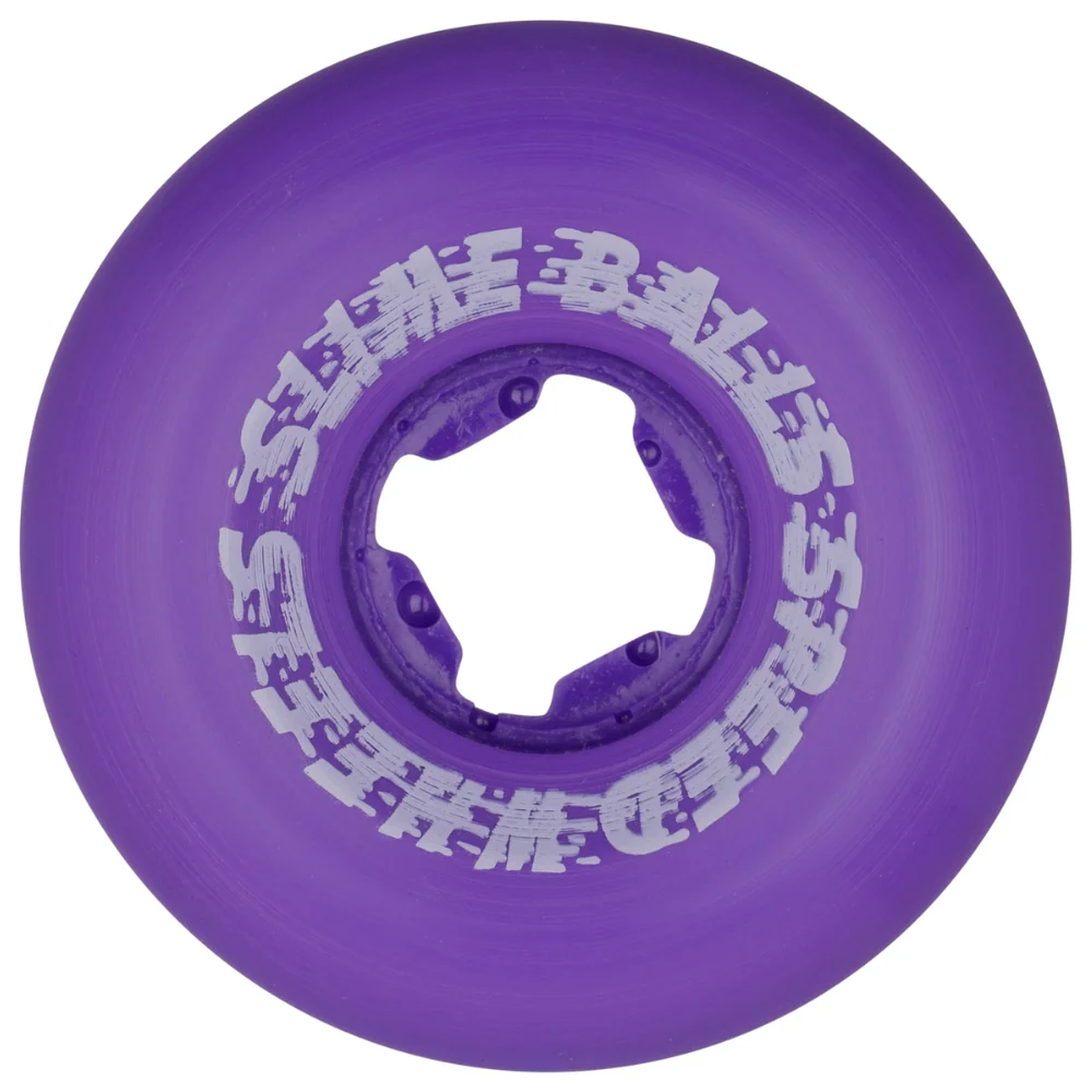 Nora Vasconcellos Guest Vomit Mini Purple 99a 56mm Slime Balls Skateboard Wheels - Image 2
