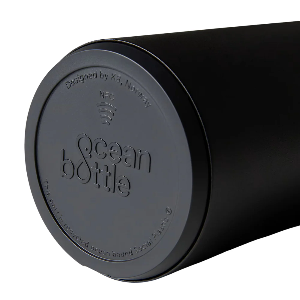 Ocean Bottle 1L Water Bottle TNF Black - Image 4