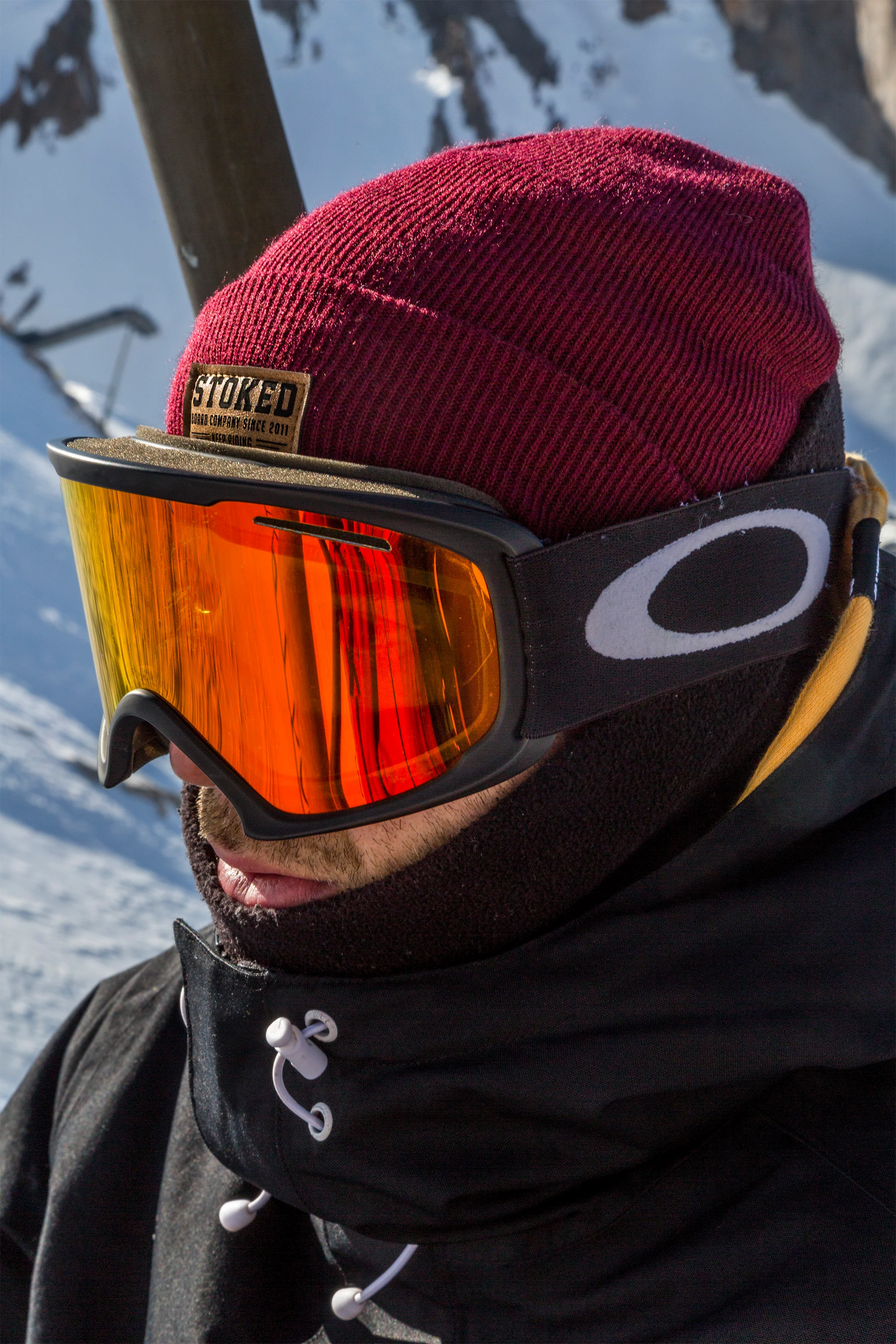 Original Cuffed Beanie Burgundy - Image 2