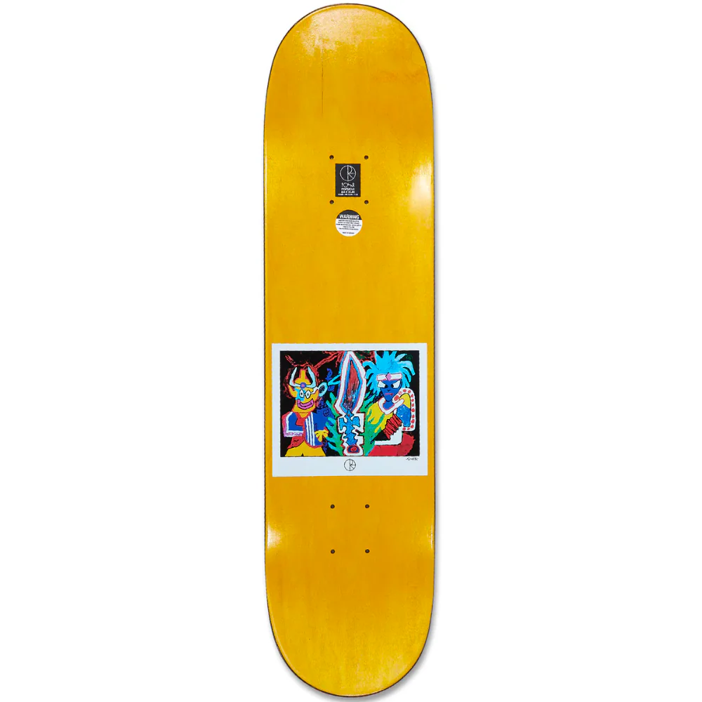 Oskar Rozenberg Tribal Chief 8.0" Blue Skateboard Deck - Image 2