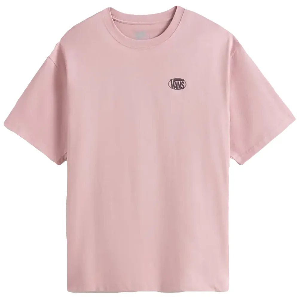 Oval Logo Loose T-Shirt Misty Mauve - Image 4