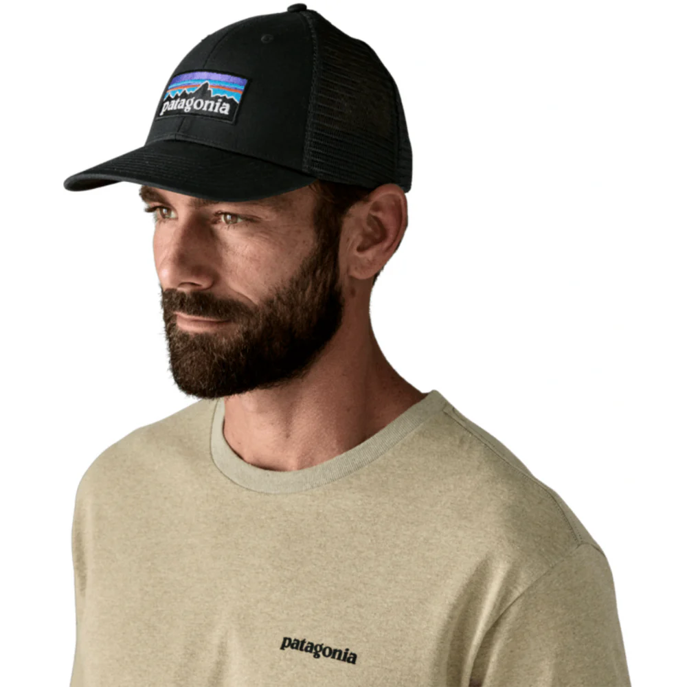 P-6 Logo LoPro Trucker Hat Black - Image 2