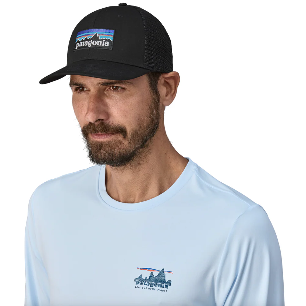 P-6 Logo Trucker Hat Black - Image 2