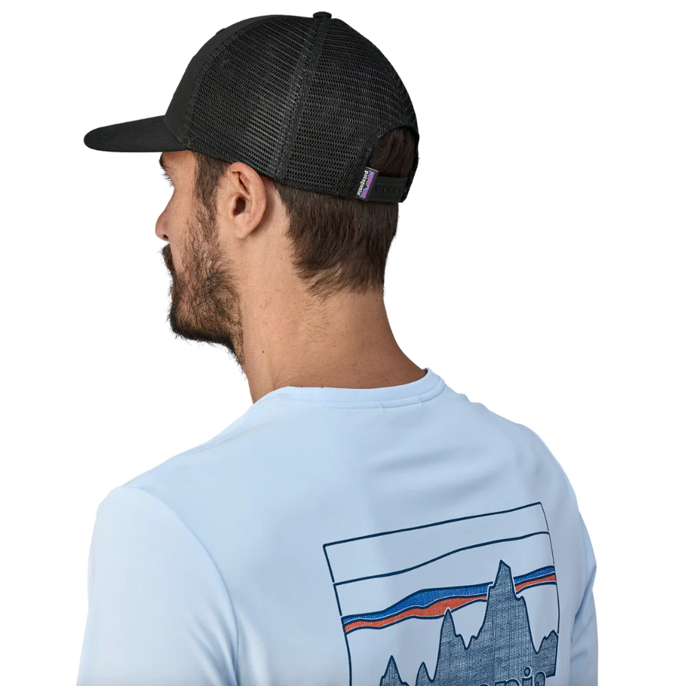 P-6 Logo Trucker Hat Black - Image 3