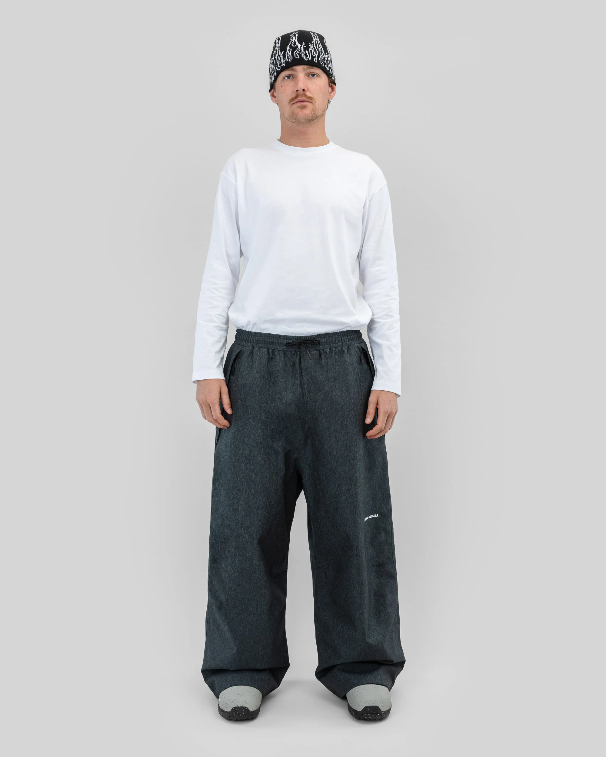 Park Snowboard Pants Denim Dark Grey - Image 11