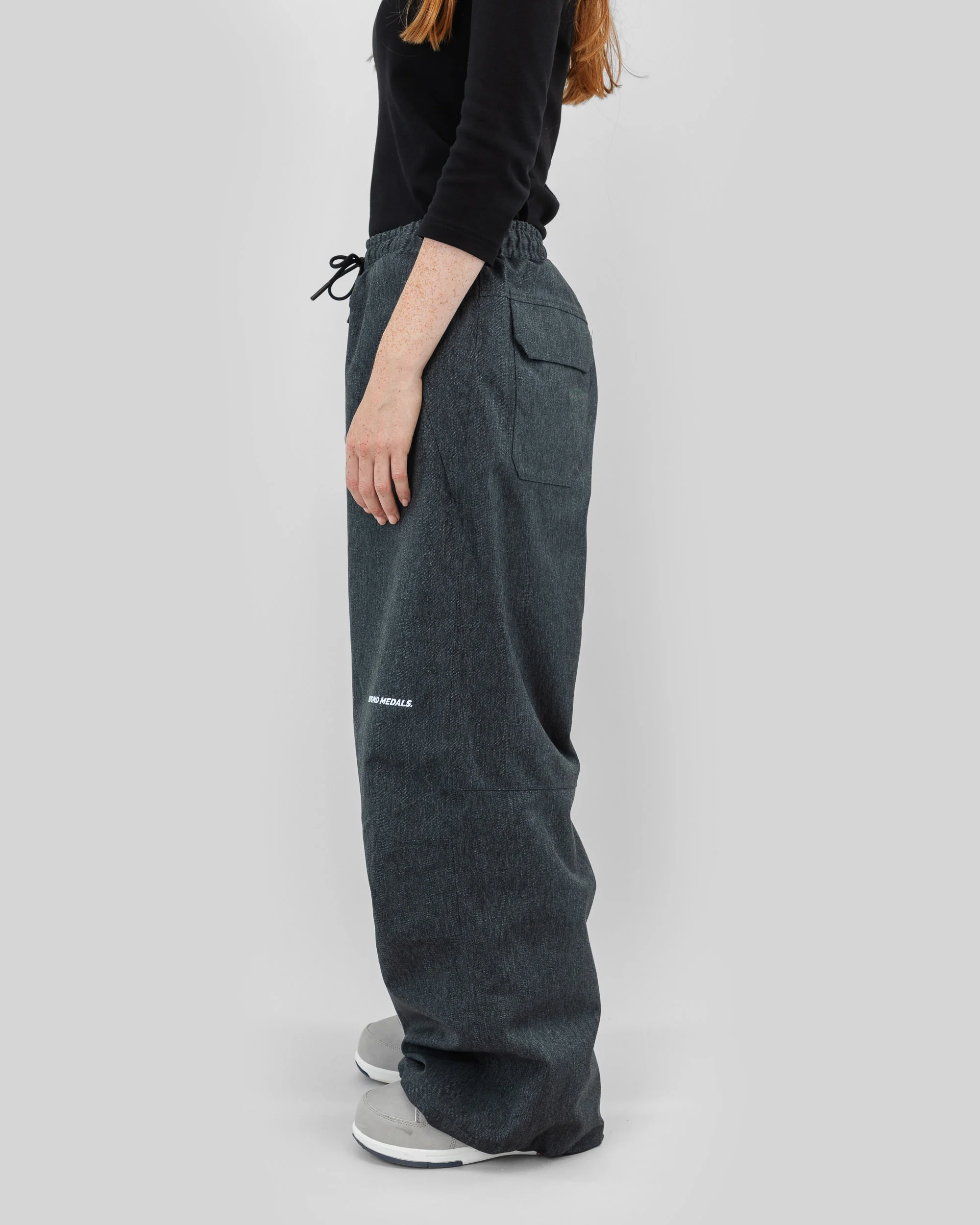 Park Snowboard Pants Denim Dark Grey - Image 14