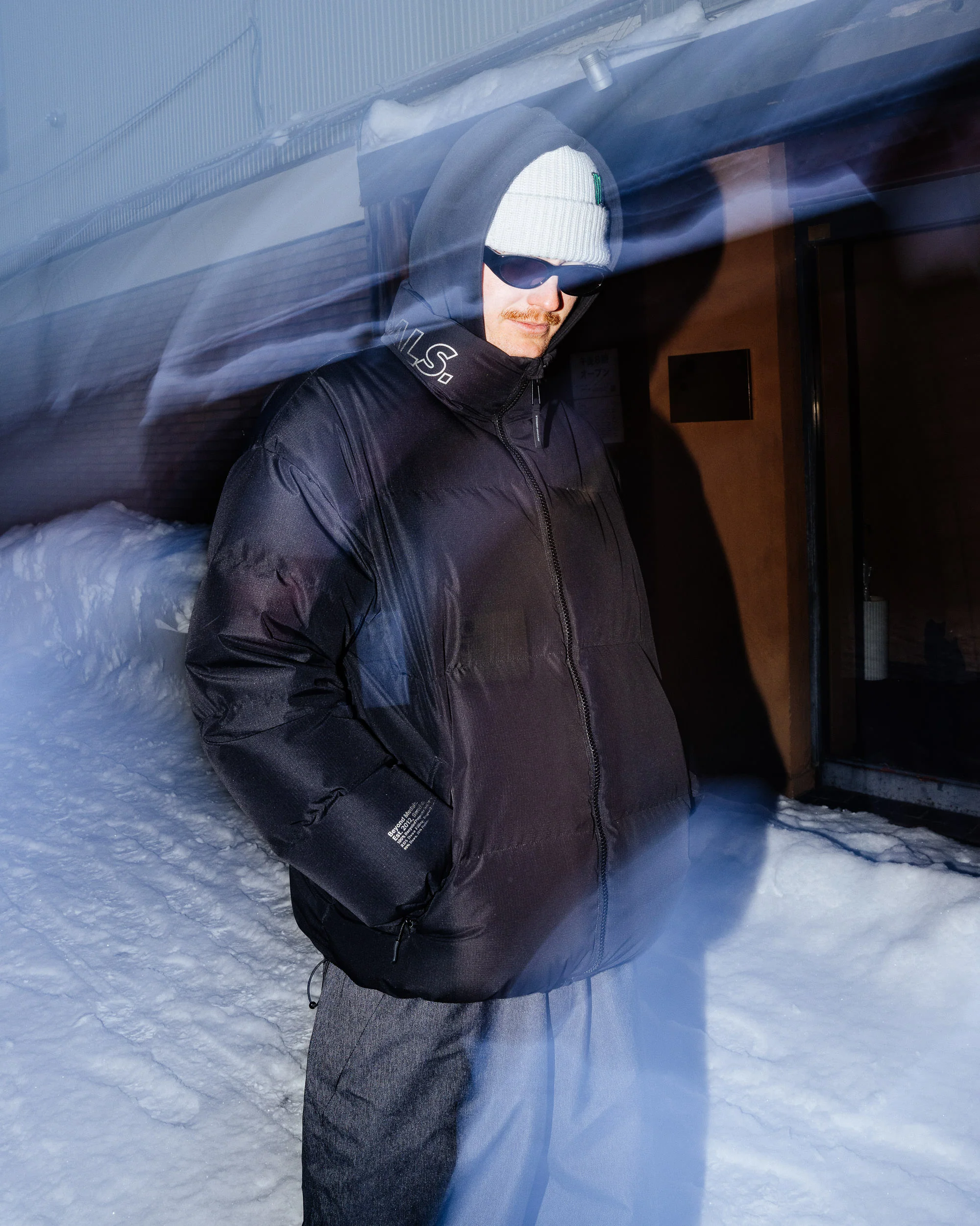 Park Snowboard Pants Denim Dark Grey - Image 3
