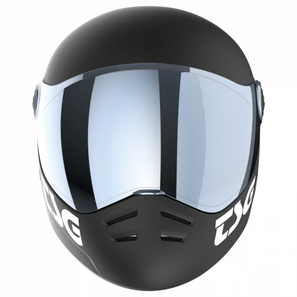 Pass Pro 2.0 Solid Color Satin Black Downhill Helmet - Image 3