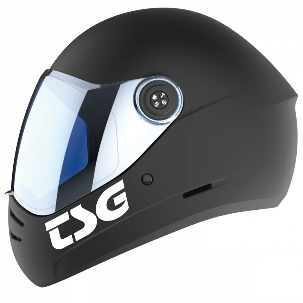 Pass Pro 2.0 Solid Color Satin Black Downhill Helmet - Image 4